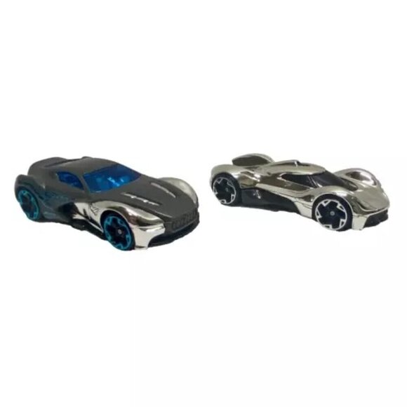 Metal Machines Scorpio & Toxic 2 Lot Open Pair Loose Set 1:64 Zuru Cars EUC - Picture 1 of 11